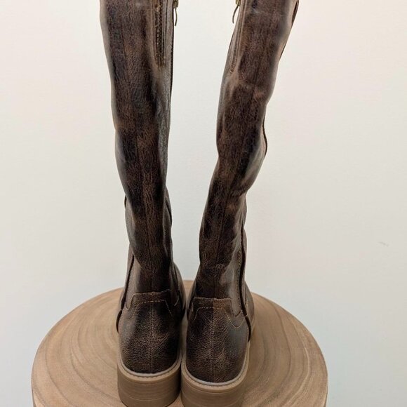 Women's Espresso Brown Gallop Riding Boots Corkys Size 6 NWT - Picture 5 of 6